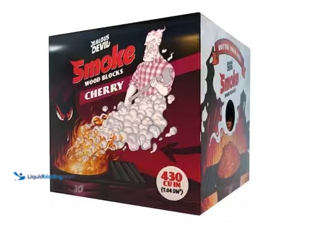 Lot 49-1568546 - Lot of (4) Jealous Devil 430 cu. in. Premium Smoke Cherry Wood Blocks, 100% Natural Wood Chunks - Id...