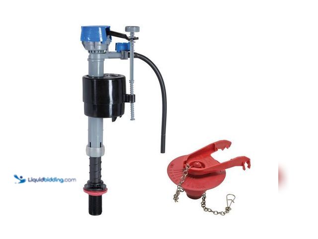 Lot 49-3528020 - Fluidmaster
PerforMAX Universal High Performance Toilet Fill Valve and 2 in. Flapper Repair Kit SKU...