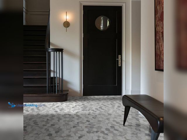 Lot 49-2024981 - Approx (10) Sq. Ft. of MSI Edessa Scallop White 12 in. x 13 in. Polished Marble Mosaic Floor and Wal...