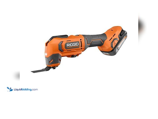 Lot 49-5447944 - RIDGID 18V Cordless Oscillating Multi-Tool. [Model # R86241K] Unused. TOOL ONLY.
