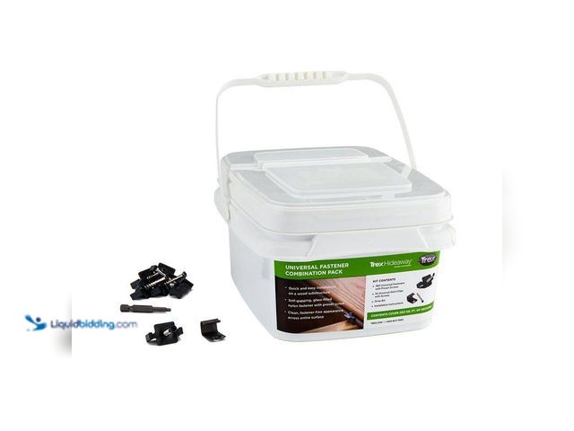 Lot 49-5413768 - Trex
200 sq. ft. Universal Hidden Deck Fasteners - Combo Bucket UNUSED