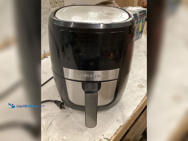 Lot 49-5542523 - Gourmia Air Fryer (Black) Used, Powers on