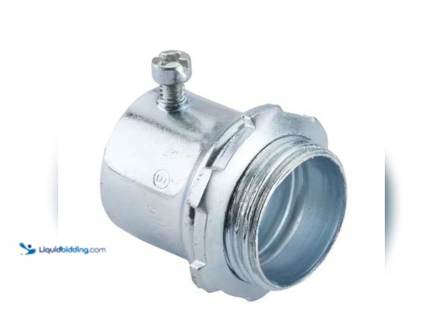 Lot 49-1578158 - Lot of (60) pcs. Halex 1 in. Standard Fitting Electrical Metallic Tube Set-Screw Connectors, Connect...