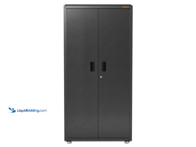 Lot 49-5546841 - Gladiator Ready-to-Assemble Steel Freestanding Garage Cabinet in Hammered Granite (36 in. W x 72 in....