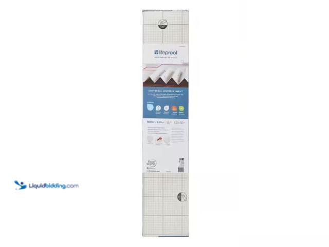Lot 49-1560759 - Lifeproof 100 sq.ft. Roll 46.8 in. W x 25.7 ft. L x 1.5 mm T Underlayment for Laminate, Engineered H...