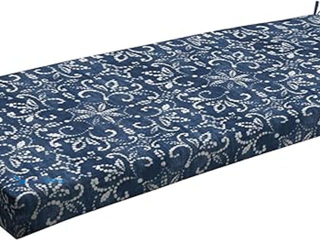 Lot 49-3523861 - Honeycomb Outdoor Essentials Bench Cushion, 44 x 18, Boheme Seat Pad for Porch Swing and Patio Furni...