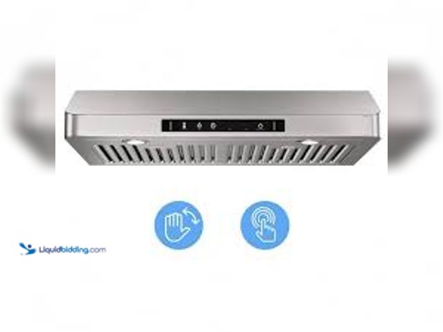 Lot 49-5475669 - VIKIO 30 in. 900CFM Ducted Under Cabinet Range Hood in Stainless Steel with 3-Way Venting Removable ...