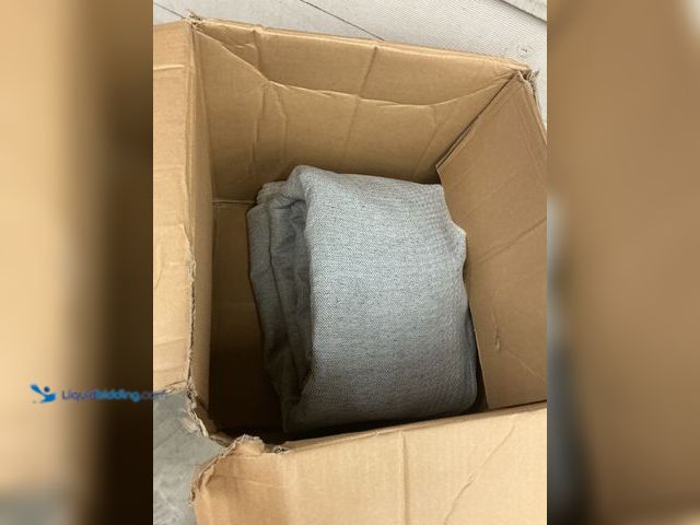 Lot 49-5447997 - Washable Area Rug 8ft x 10ft Light Cyan and Light red Retro Flowers Boho Design Non-Shedding Easy Ca...