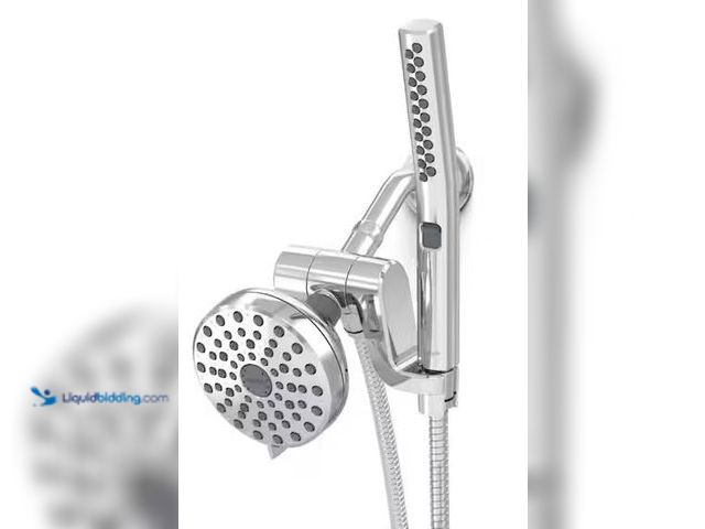 Lot 49-5478328 - Waterpik
12-spray 5 in. High PressureDual Shower Head and Handheld Shower Head in Chrome Internet #...