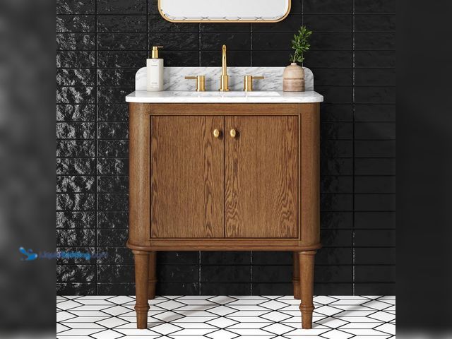 Lot 49-5472666 - Home Decorators Collection
Collette 30 in. Single Sink Cinnamon Oak Bath Vanity with White Carrara ...