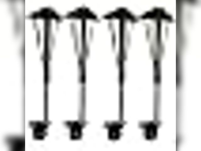 Lot 49-2024170 - Heavy Duty Adjustable Long Tapered Legs With Casters Set of 4. Model # B00TYNW0S4. MSRP $90. Unused,...
