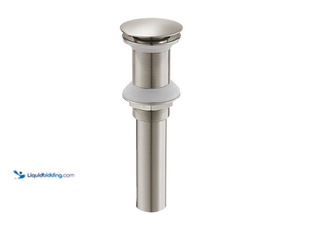 Lot 49-5413767 - BWE
Bathroom Sink Pop-Up Drain Without Overflow in Brushed Nickel UNUSED
