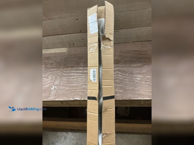 Lot 49-5487719 - 1 Corner Post for 6ft Outdoor Privacy Fence Panels, Matte Black Metal Wood Fence Post, No Dig Hard S...