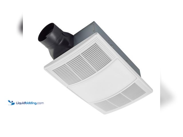 Lot 49-5453407 - Broan-NuTone PowerHeat 110 CFM Ceiling Bathroom Exhaust Fan with Heater. [Model # BHF110] Used