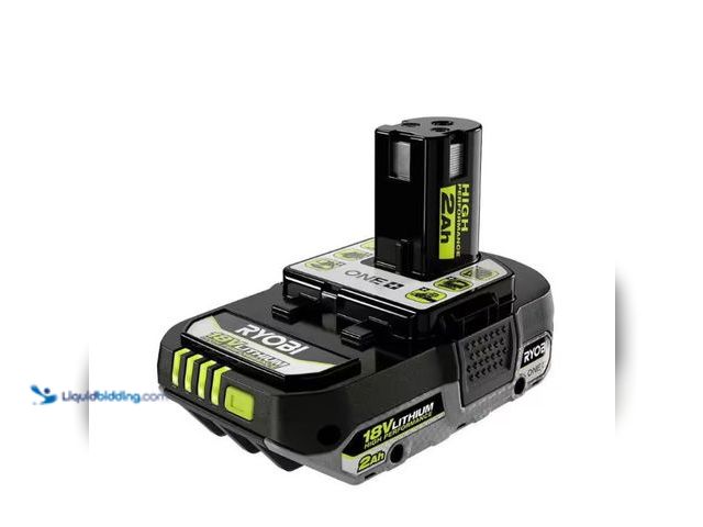 Lot 49-5547878 - RYOBI
ONE+ 18V 2.0 Ah Lithium-Ion HIGH PERFORMANCE Battery. Model # PBP003. Unused