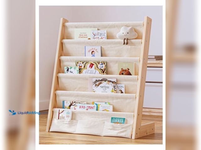 Lot 49-1577252 - G&W Gruwald Kids Bookshelf, Book Shelf for Kids Rooms, Toddler Bookshelf, Book Rack for Kid (Wood, M...