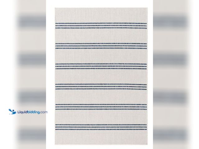 Lot 49-1622949 - Jill Zarin Anguilla Outdoor Rug, Model # 990331787, Slightly used  Ref#WM0713