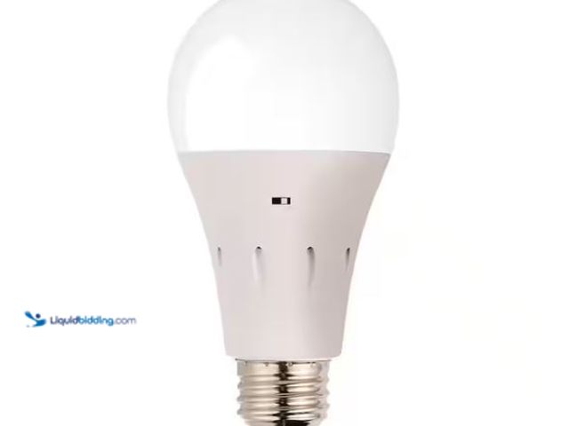 Lot 49-1627521 - Lot of (4) Sensor Brite 60-Watt A15 Soft White LED Light Bulb with Backup Battery Model # SBTBB-PD60...
