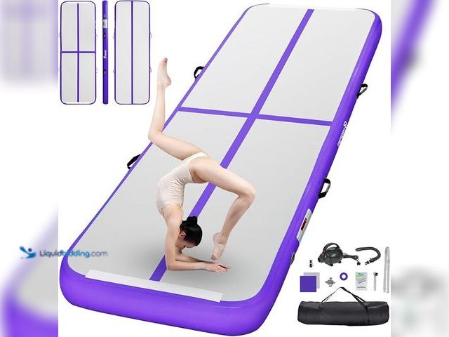 Lot 49-3617637 - FBSPORT Inflatable Air Gymnastics Mat - Unused Model B0FBRR4C76  Ref#CRS0730