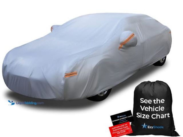 Lot 49-3432112 - EzyShade 10-Layer Car Cover Waterproof All Weather. See Vehicle Size-Chart for Accurate Fit. Outdoor...