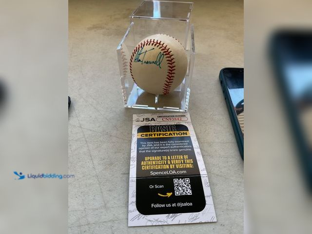 Lot 49-1977824 - Other DETROIT TIGERS LEGEND ALAN TRAMMELL AUTOGRAPHED BASEBALL WITH JSA COA #COINS0723