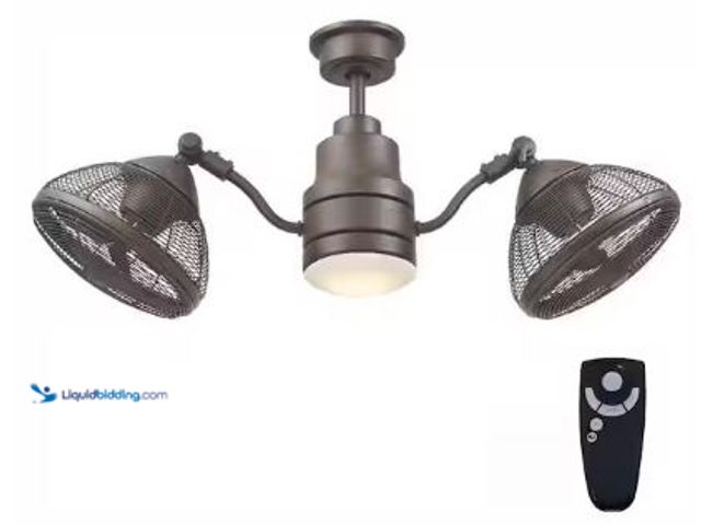 Lot 49-1517105 - Home Decorators Collection
Pendersen 42 in. Integrated LED Indoor/Outdoor Espresso Bronze Ceiling F...