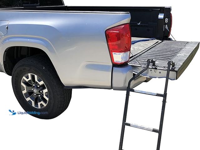 Lot 49-3523865 - Beech Lane Pickup Truck Tailgate Ladder - Universal Fit, Stainless Steel Self Drilling Hex Screws fo...