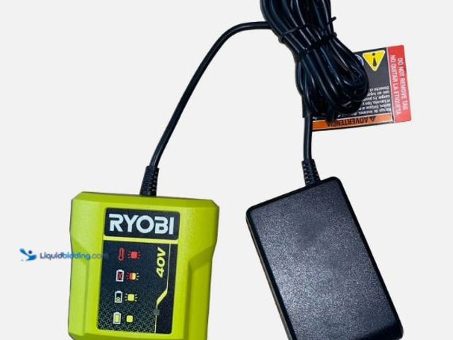 Lot 49-5545537 - Genuine RYOBI OP4011 40V 40 Volt Lithium Ion Compact SLIM Battery Charger OEM, Unused, works