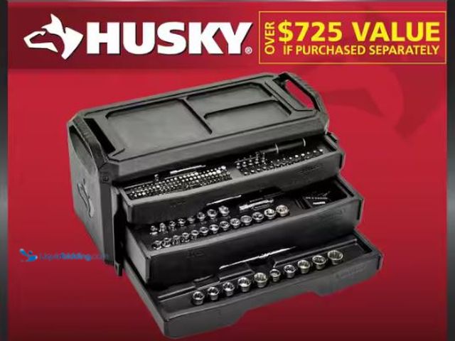 Lot 49-1577186 - Husky Mechanics Tool Set (280-Piece), Model # H280MTS, Unused.   Ref#AHDSB0205