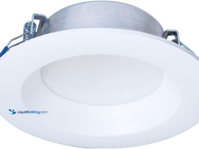 Lot 49-3531236 - QTY 2 - HALO 4-inch Quicklink Canless LED Downlight Selectable 2700K, 3000K, 3500K, 4000K, 5000K CCT...
