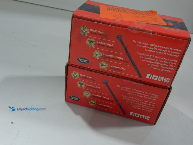 Lot 49-2024064 - Lot of (2)- FastenMaster MVP 1 1/2 in. L Torx Ttap Self Tapping Wood Screws 100 pk. Model #FMMVP112-...