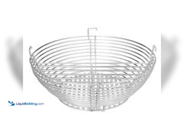 Lot 49-5415630 - Kamado Joe Stainless Steel Charcoal Basket Grill Accessory for Joe Jr.. Model # KJ15091121. Unused.