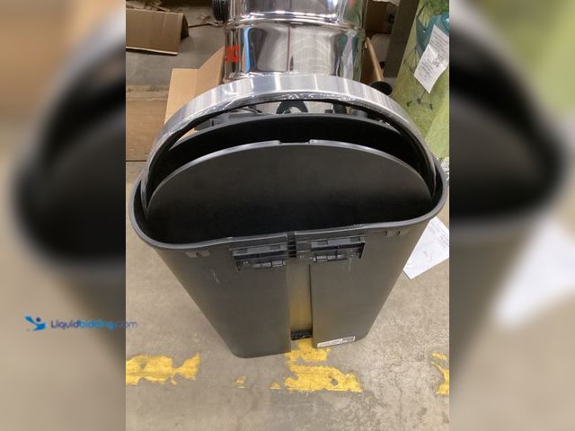 Lot 49-5542802 - Better Homes & Gardens Large Kitchen Trash Can, 14.5 Gallon Plastic Semi Round Step Garbage Bin with...