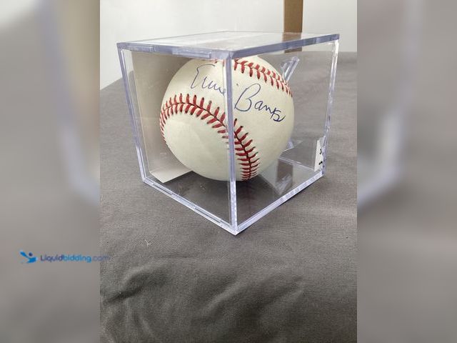 Lot 49-910635 - Other Certified Signed Rawlings Baseball - Ernie Banks MLB Signed Collectible Baseball