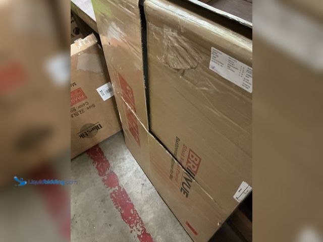 Lot 49-5487591 - Black Metal Framed Mirror 40"x30" Unused