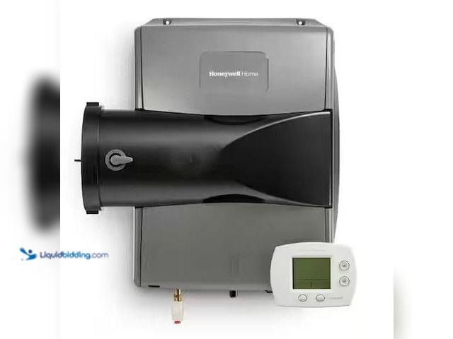 Lot 49-5478312 - Up to 4,000 Sq. ft. 17 Gallon Whole House Bypass Evaporative Humidifier with Digital Humidistat Inte...