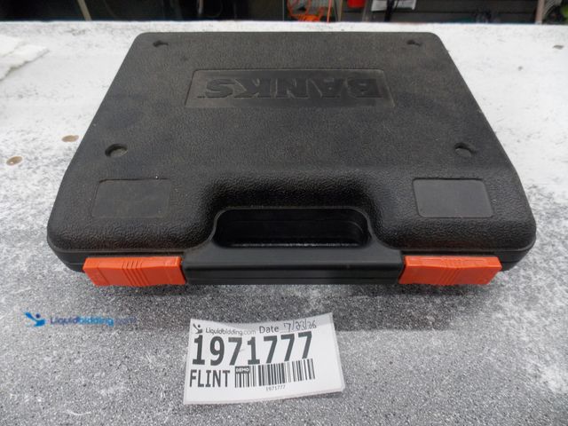 Lot 49-1971777 - 1 Banks 64140 Air Powered 18 Gauge Brad Nailer  Banks 18 Gauge Brad Nailer In Case With Brad Nails U...