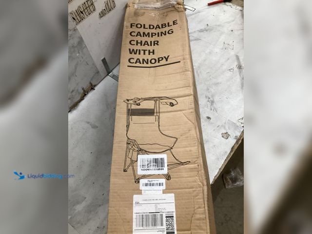 Lot 49-5551464 - Foldable Camping Chair with Canopy, Unused
