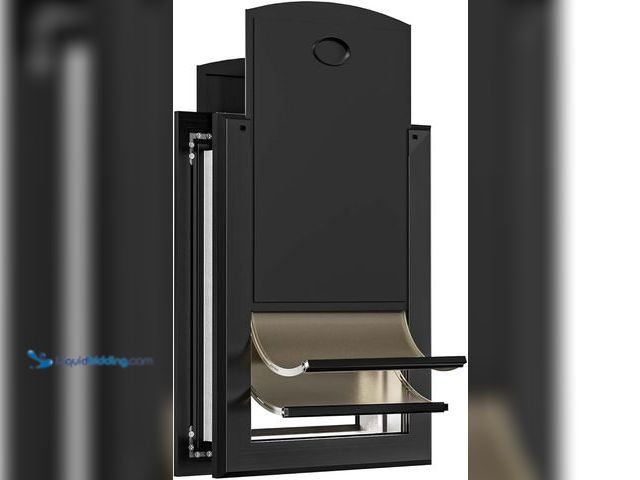 Lot 49-5446940 - [Classicmacher] Heavy Duty Dog Door with Double Sliding Lock Panel, Aluminum Large Doggie Door for E...