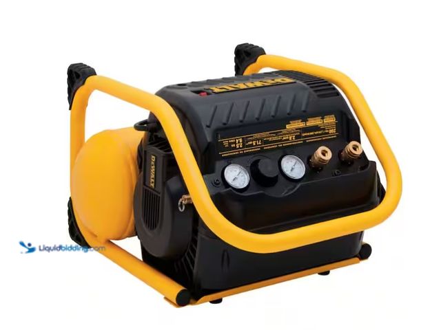 Lot 49-1571211 - DEWALT 2.5 Gal. Portable Electric Heavy Duty 200 PSI Quiet Air Compressor, Model # DWFP55130, Used, ...