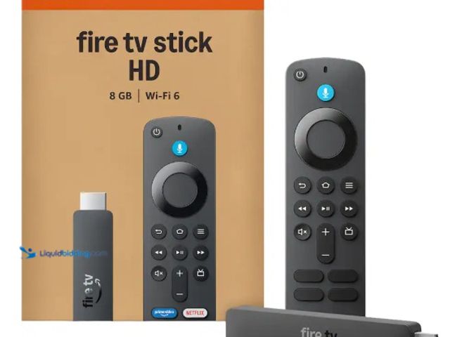 Lot 49-2022604 - Amazon - Fire TV Stick 2nd Gen HD, free & live TV, Alexa Voice Remote, powered by the TV, effortless...