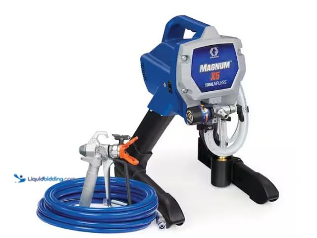 Lot 49-1624796 - Graco Magnum X5 Airless 3000 PSI Stand Paint Sprayer Model # 262800, Unused, Has Attachments, Scuffs...