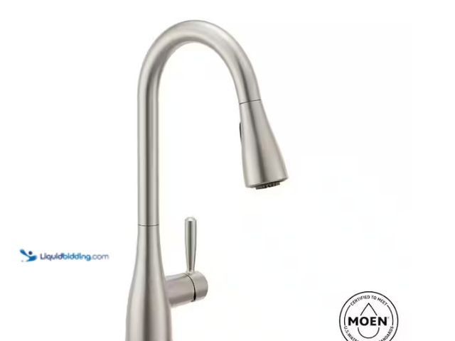 Lot 49-5574276 - MOEN
Doherty Single Handle Pull-Down Sprayer Kitchen Faucet with Power Clean and Reflex in Spot Res...