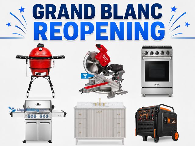 GRAND BLANC: Store-returns, Shelf-pulls, Over-stock, Consignments and more - Thursday, July 30th, 2026