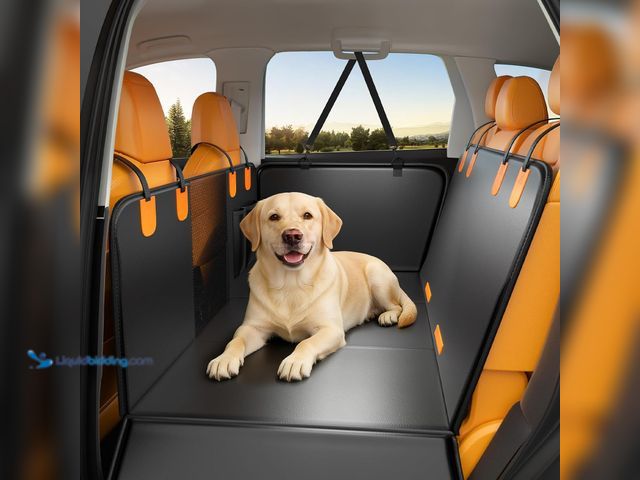 Lot 49-5554310 - Dog Car Seat Cover Hard Bottom, 400LBS Back Seat Extender for Dogs, Waterproof PU Leather Dog Hammoc...