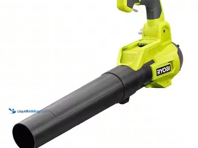 Lot 49-3472068 - RYOBI 40V 120 MPH 450 CFM Cordless Battery Variable-Speed Jet-Fan Leaf Blower (Tool-Only) Model # RY...