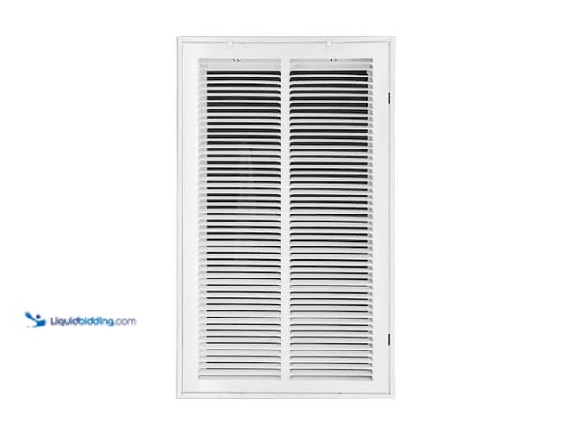Lot 49-5573032 - Venti Air
14 in. Wide x 25 in. High Return Air Filter Grille with MERV 11-Filter Pre-Installed, Unu...