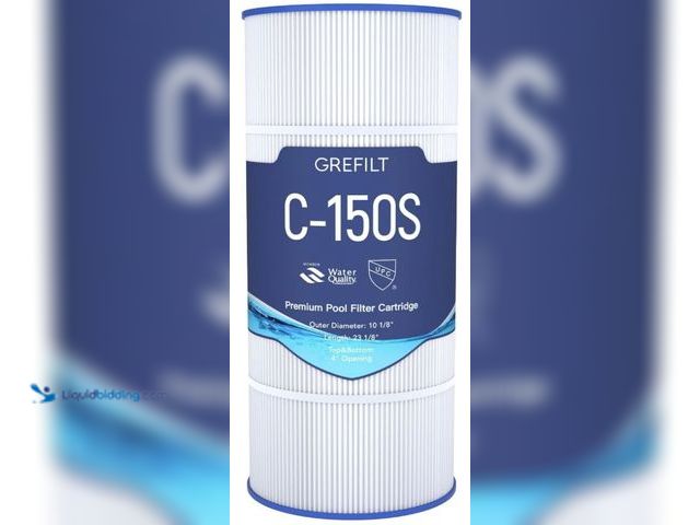 Lot 49-3523562 - C150S Pool Filter Cartridge, Compatible with Hayward CX150XRE, Hayward SwimClear C150S, Replaces Ple...