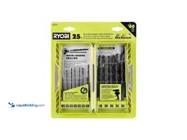 Lot 49-5438158 - RYOBI Black Oxide Hex Shank Twist Drill Bit Set (15-Piece). Model # A971503. Unused