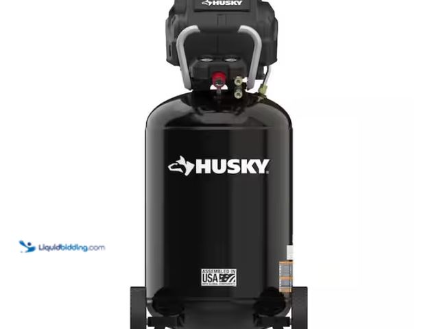 Lot 49-1574828 - Husky 1.7 HP, 200 PSI, 30 Gal., 5.1 SCFM 90 PSI, Single-Stage, Oil Free Portable Vertical Electric A...